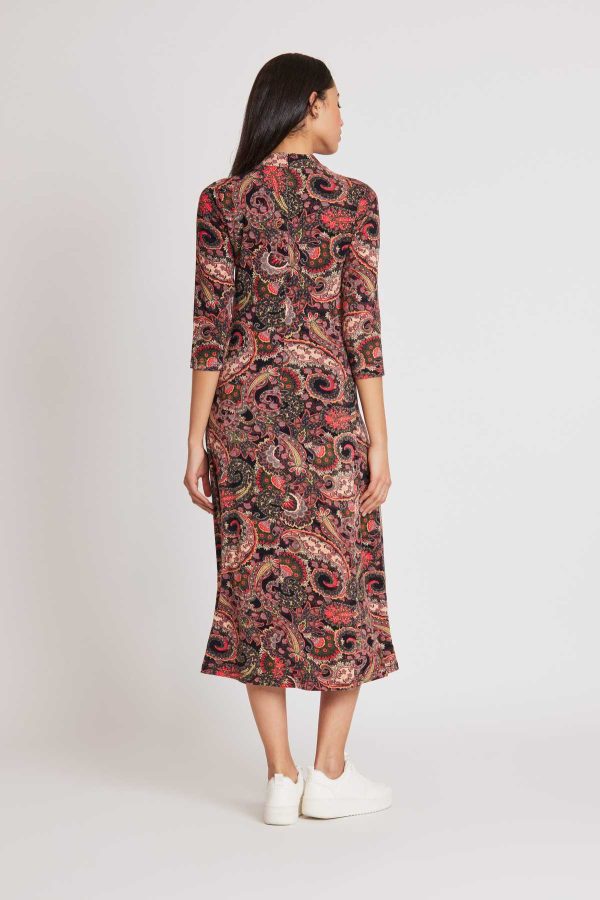 Robe midi en jersey stretch imprimé SAVANNAH - Image 2