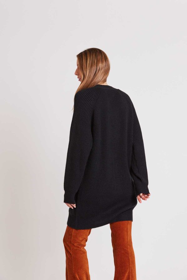Long cardigan uni CARACAS - Image 6