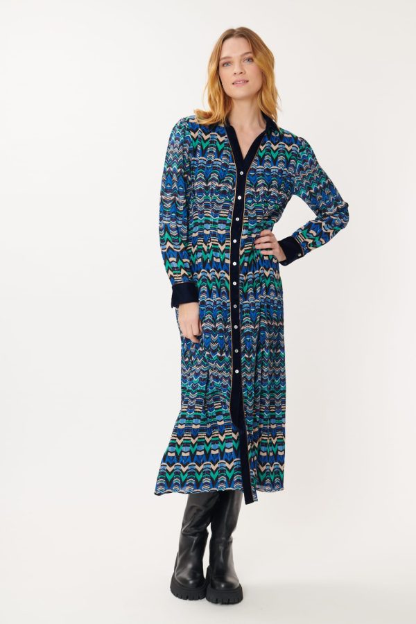 Robe Longue Imprimée Multicolore ADOLIE