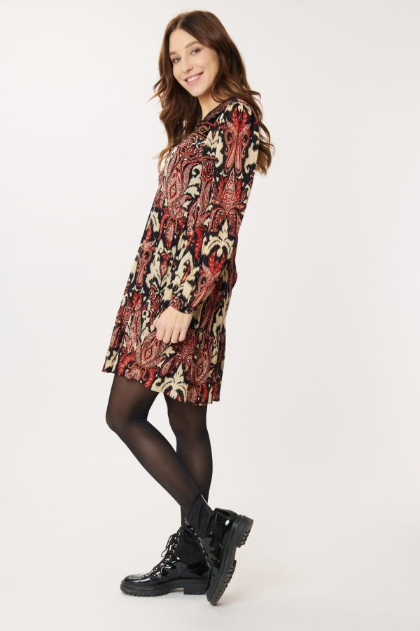 Robe Paisley Brodée AGRIPPINE - Image 3