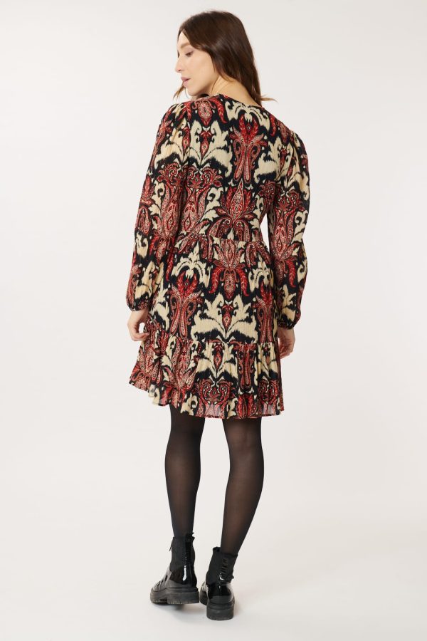 Robe Paisley Brodée AGRIPPINE - Image 4