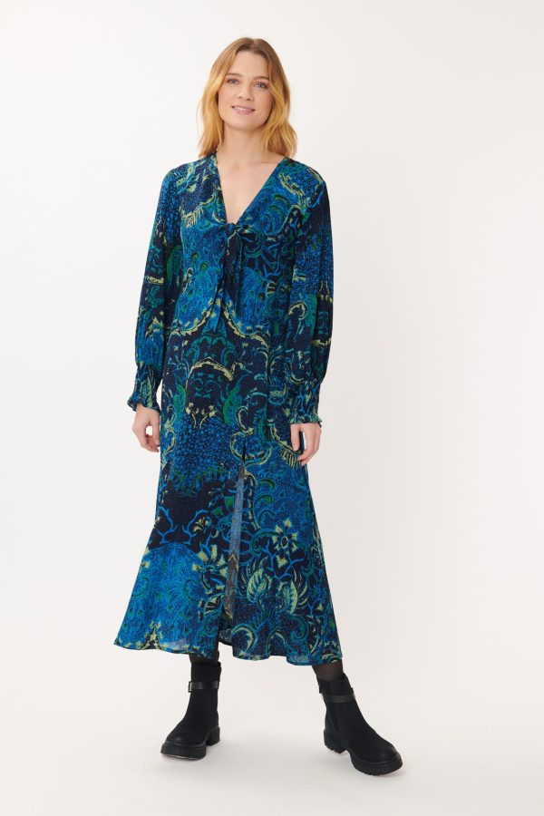 Robe Imprimée en crêpe de Rayonne ALANIS