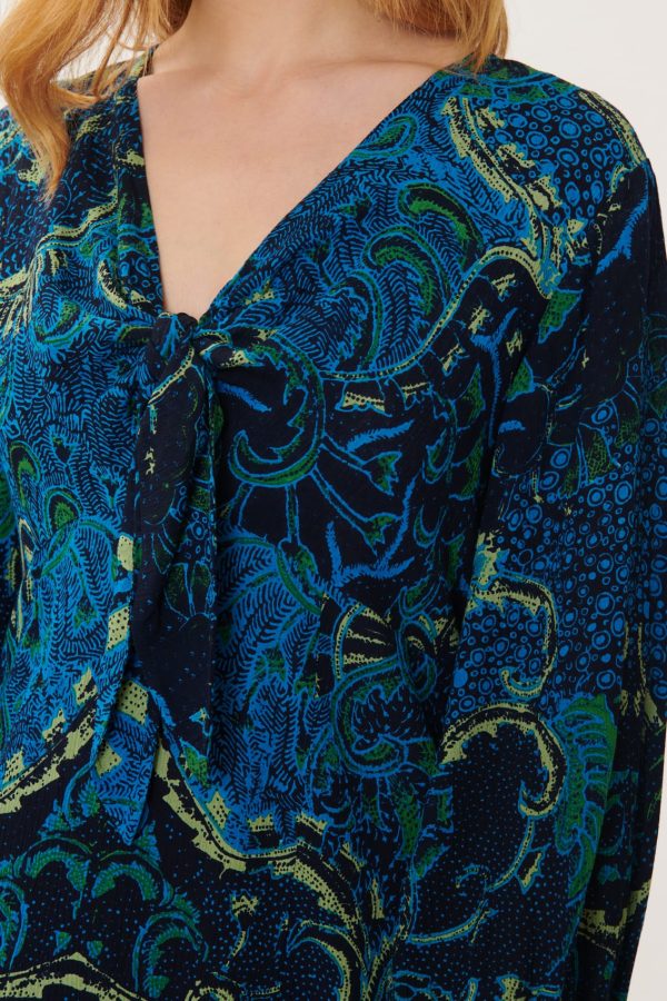 Robe Imprimée en crêpe de Rayonne ALANIS - Image 5