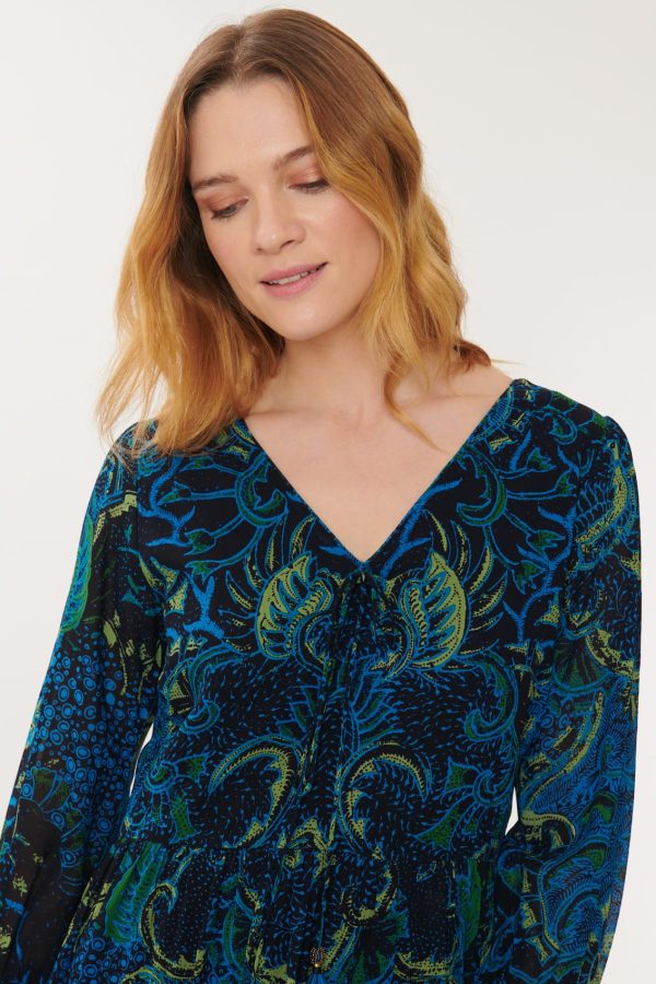 Robe midi imprimée ALBA - Image 5