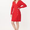 Robe Maille Unie Col V GAETANE