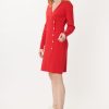 Robe Maille Unie Col V GAETANE - Image 2