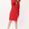 Robe Maille Unie Col V GAETANE - Image 4