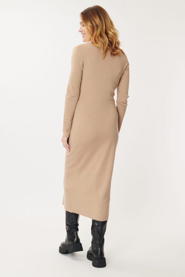 Robe mi-longue en maille unie GAVINA - Image 3