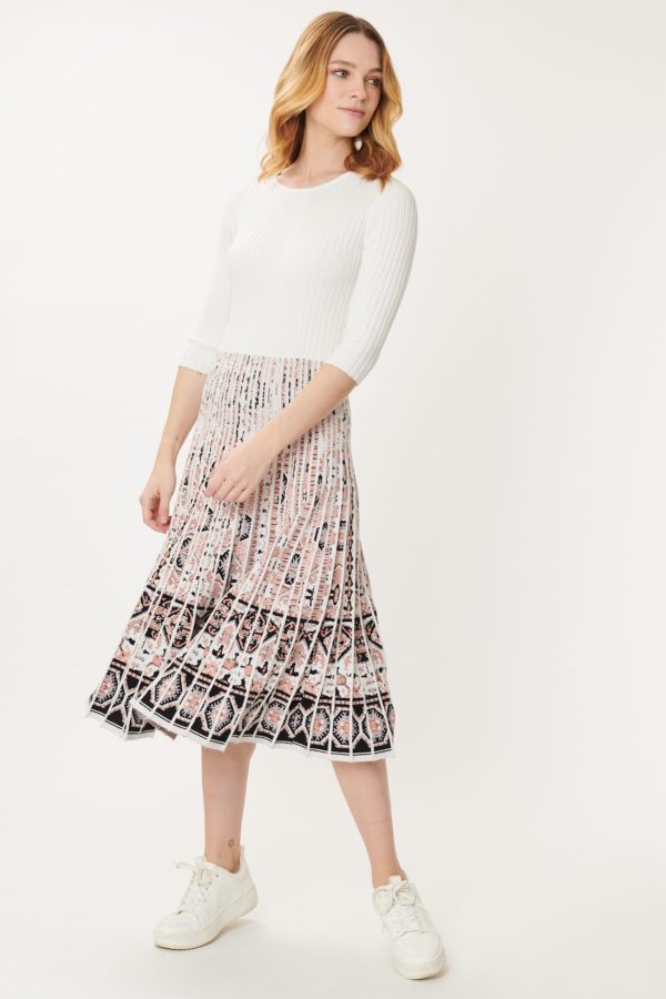 Robe en maille mi-longue GERALDINE