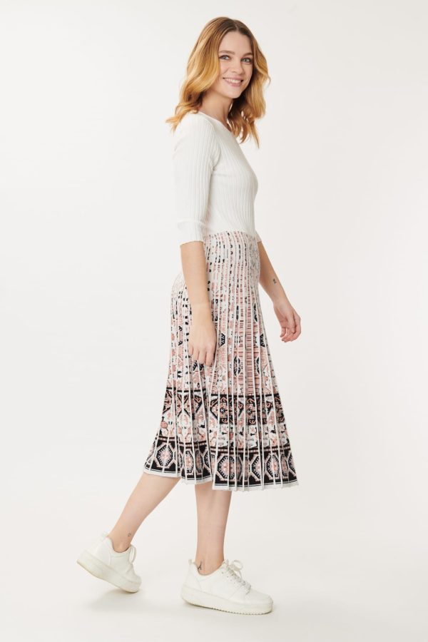 Robe en maille mi-longue GERALDINE - Image 2