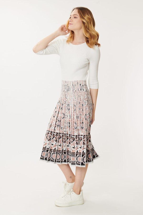 Robe en maille mi-longue GERALDINE - Image 3