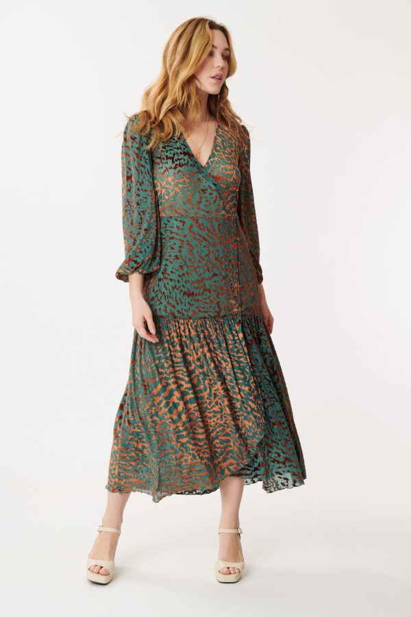 Robe Ample à Manches 3/4 en jersey stretch DELIA