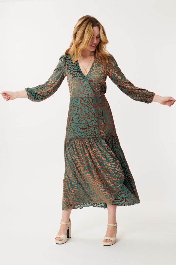 Robe Ample à Manches 3/4 en jersey stretch DELIA - Image 4