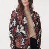 Veste en Velours Imprimé Paisley CENDRILLON