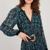 Robe longue col V à imprimé floral BALLADE - Image 4