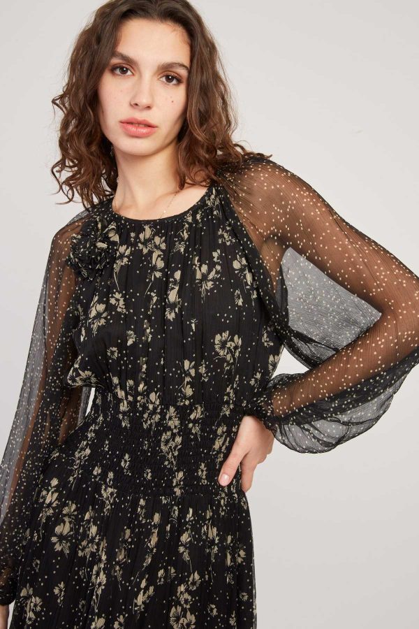 Robe longue imprimé floral BANDOL - Image 4