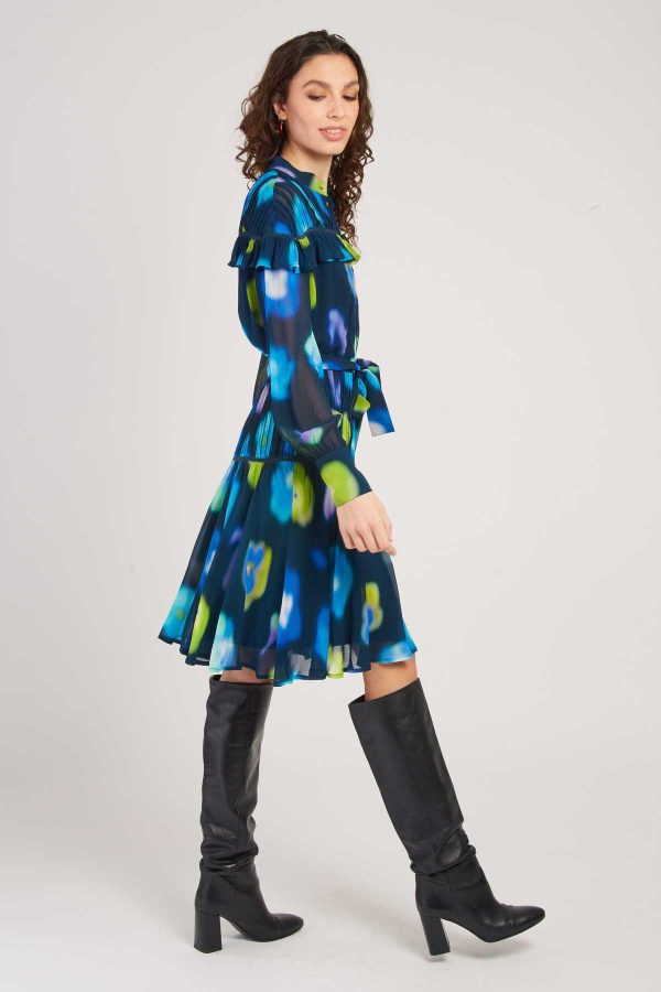 Robe courte à imprimé floral BEGONIA - Image 2