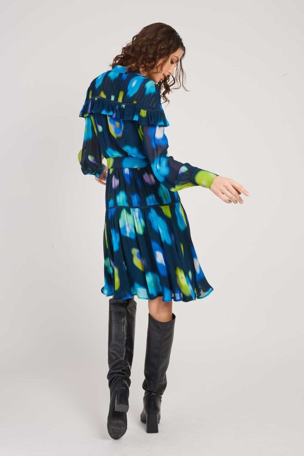 Robe courte à imprimé floral BEGONIA - Image 3