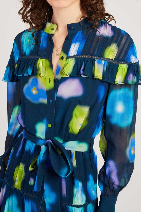 Robe courte à imprimé floral BEGONIA - Image 5