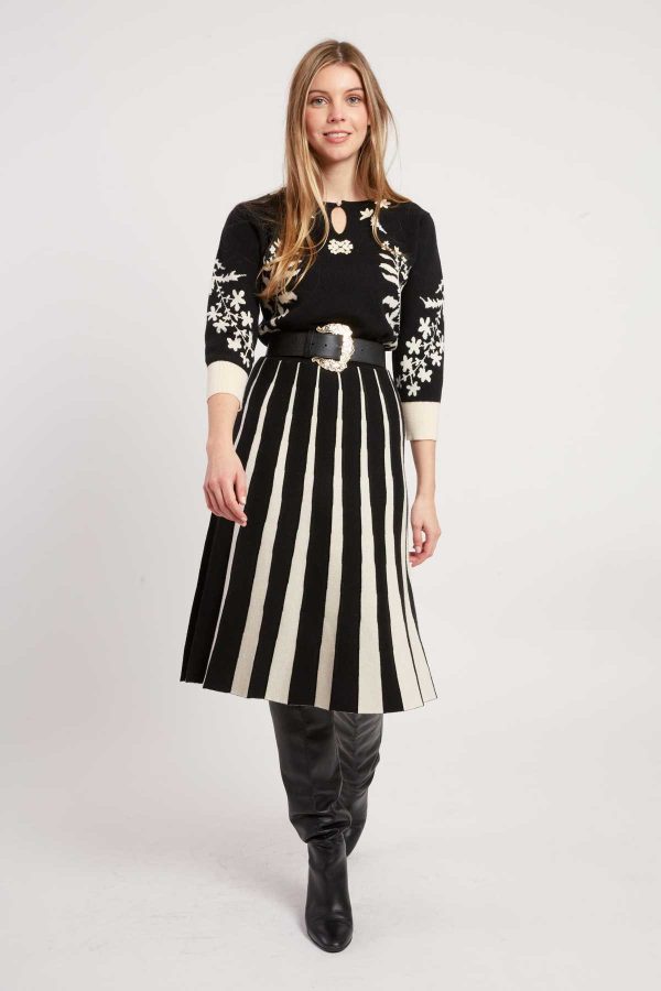 Robe mi-longue en maille JEANNICK