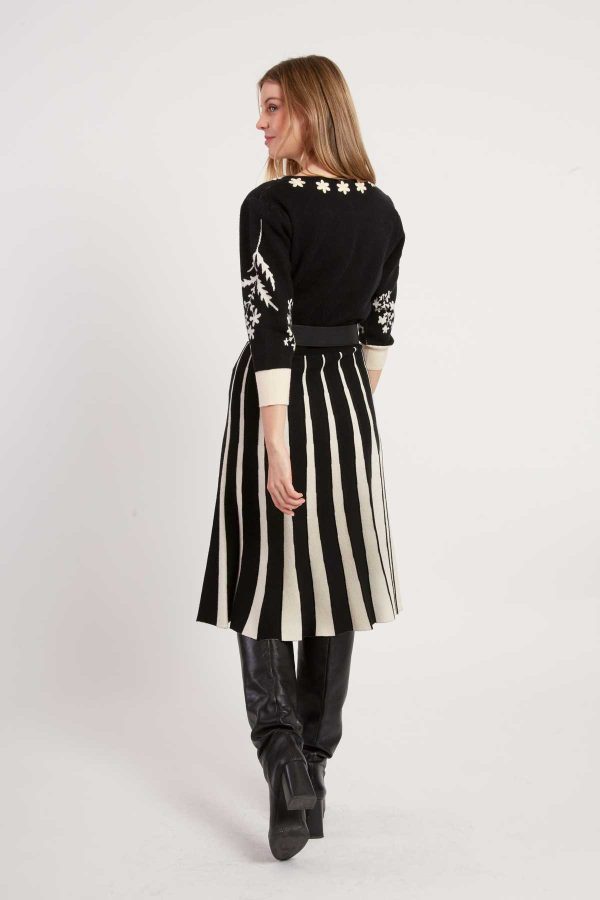 Robe mi-longue en maille JEANNICK - Image 3