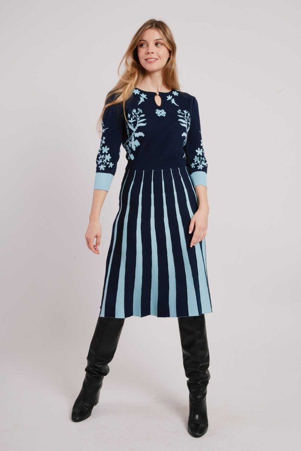Robe mi-longue en maille JEANNICK - Image 6