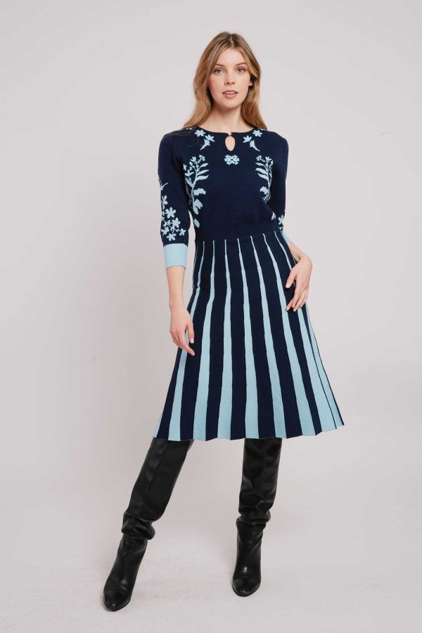 Robe mi-longue en maille JEANNICK - Image 7