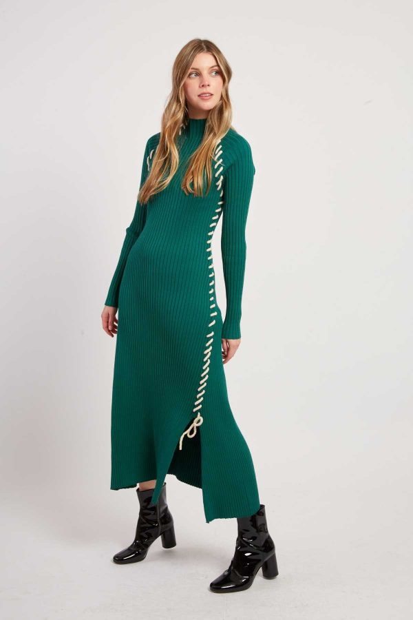 Robe longue en maille JET-SET - Image 2