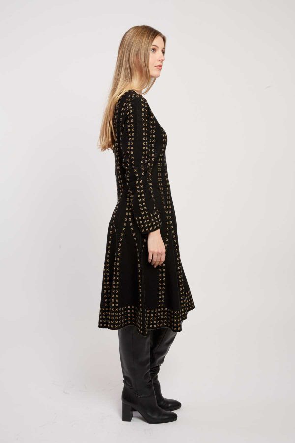 Robe courte en maille JOJOBA - Image 2