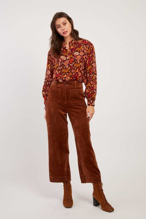 Blouse imprimée manches longues FANCY - Image 4