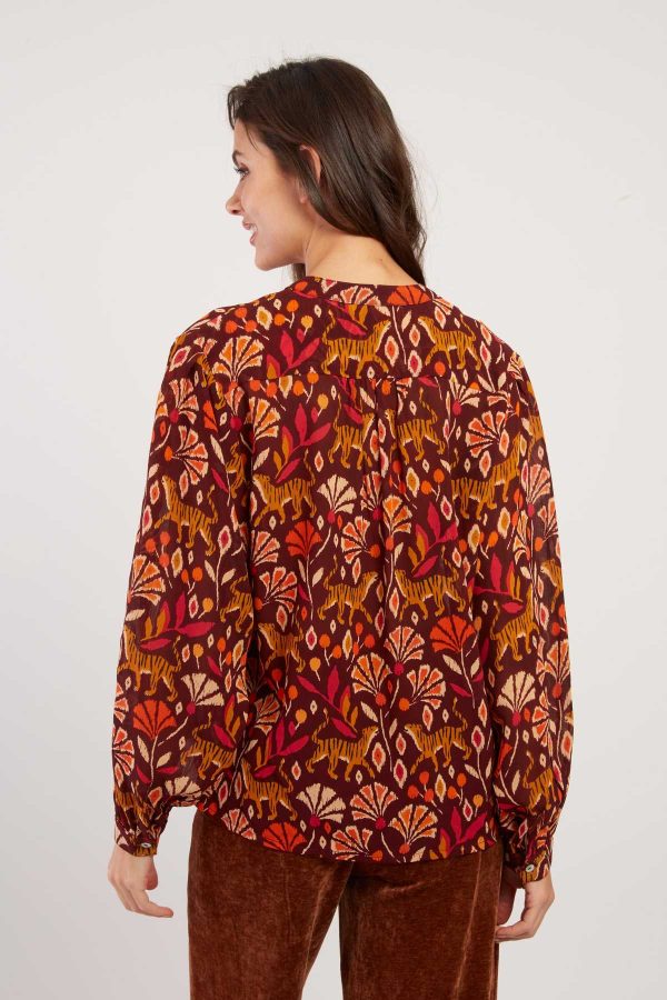 Blouse imprimée manches longues FANCY - Image 5