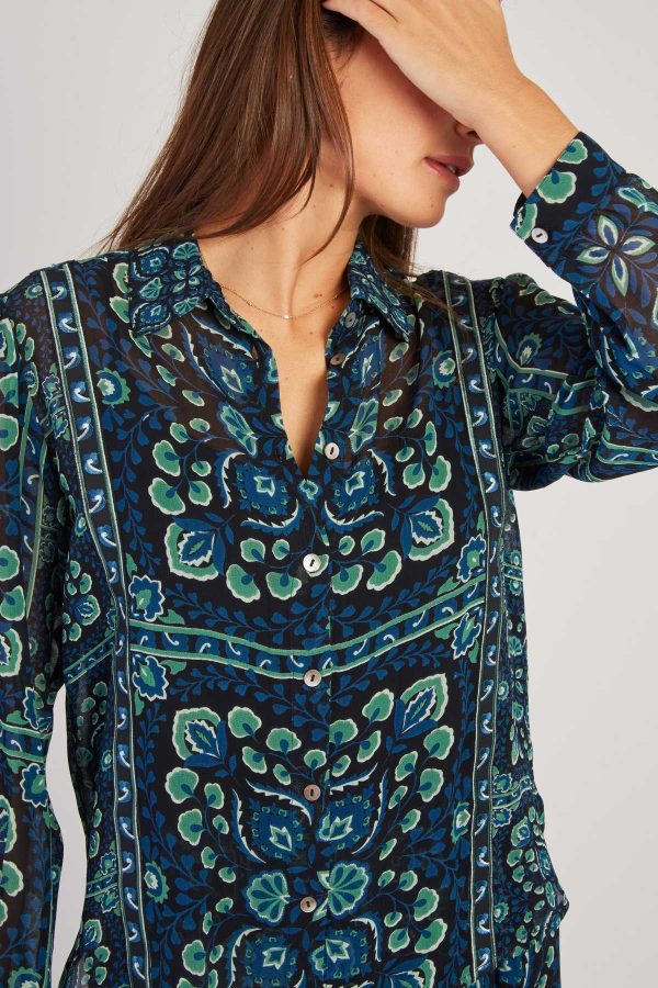 Chemise légère imprimée floral FEMININE - Image 3