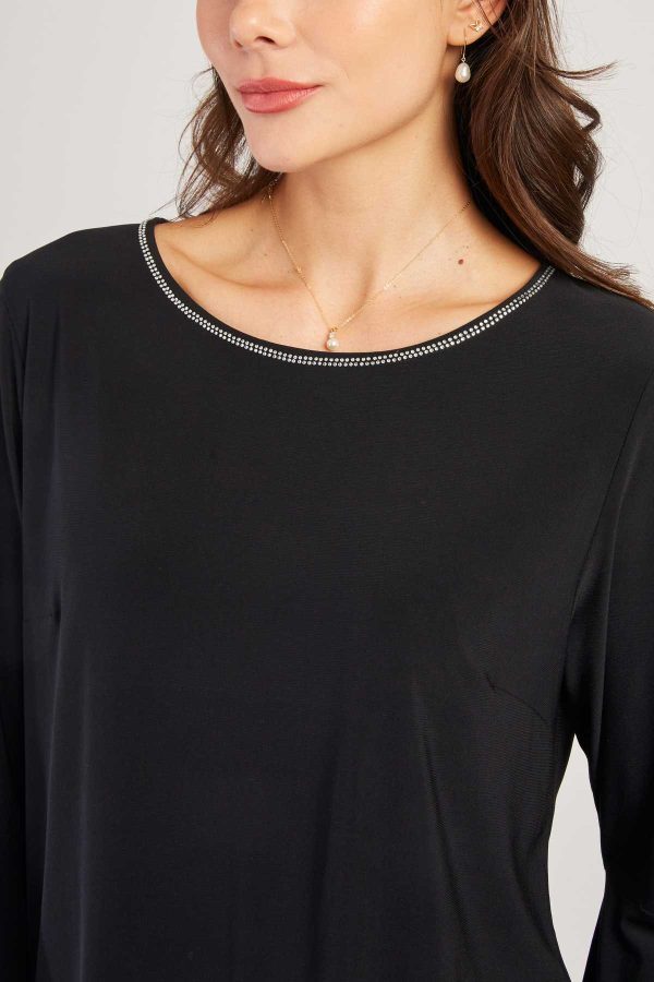 Blouse unie manches longues HAMILTON - Image 6