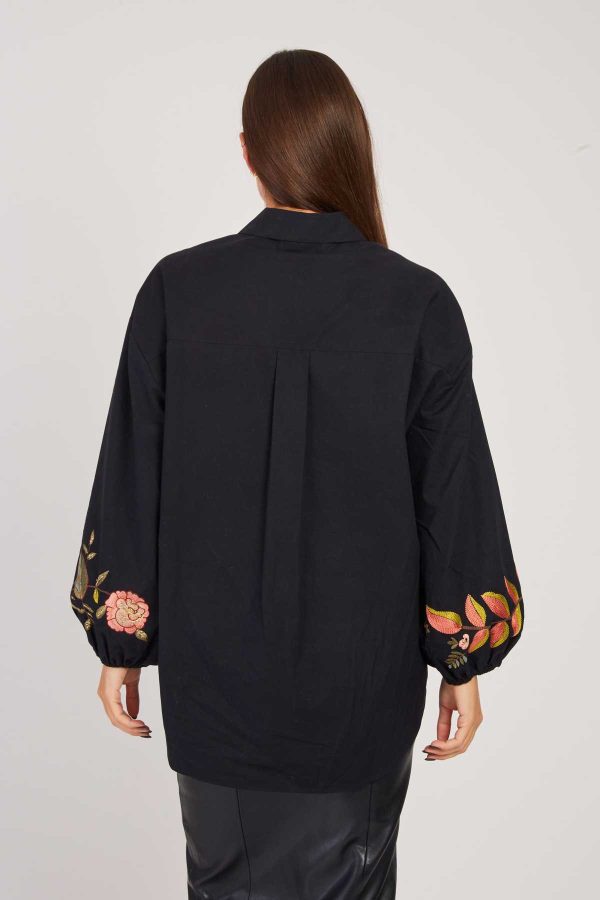 Chemise brodée manches bouffantes HEIDELBERG - Image 6