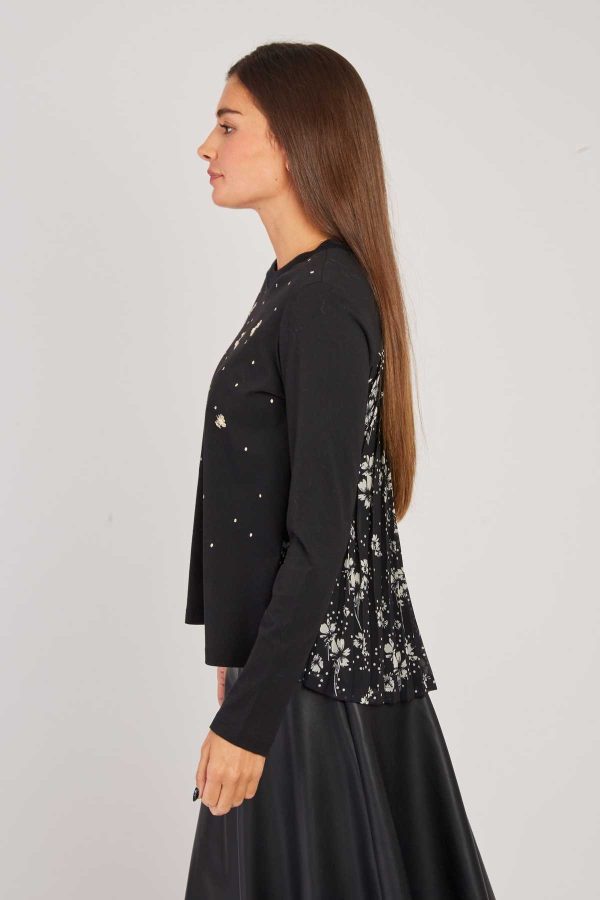 T-shirt manches longues avec broderies WASHINGTON - Image 2