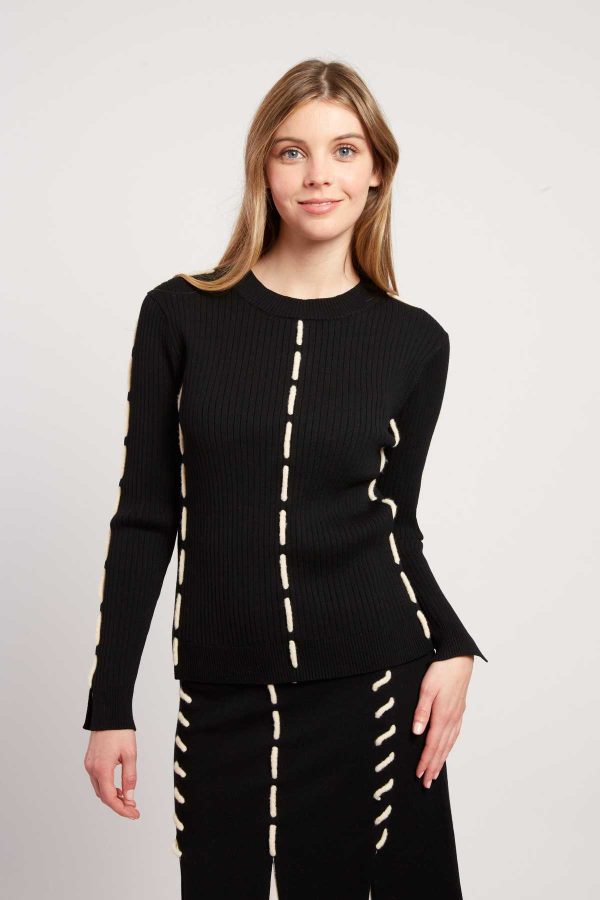 Pull en maille col rond CALYPSO - Image 5