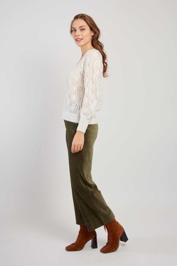 Pull en maille ajourée CAPUCINE - Image 3