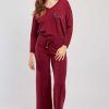 Pull uni en maille col V CARGESE - Image 7
