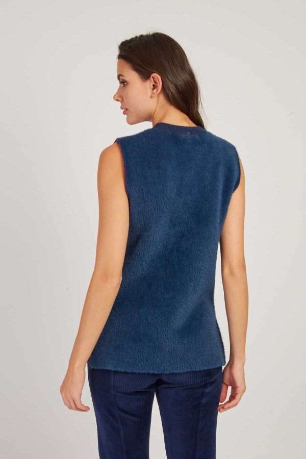 Pull sans manches à paillettes CARLOTTA - Image 6