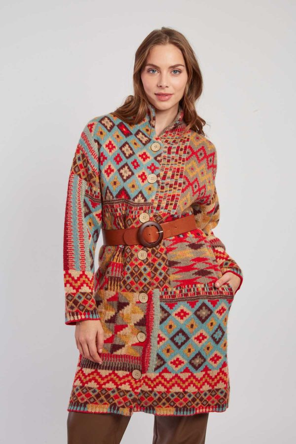 Gilet long en maille DAENERYS
