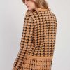 Cardigan bicolore en maille avec motif imprimé DAISY - Image 5