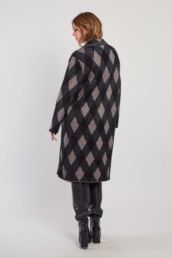 Gilet long en maille jacquard DANICA - Image 4