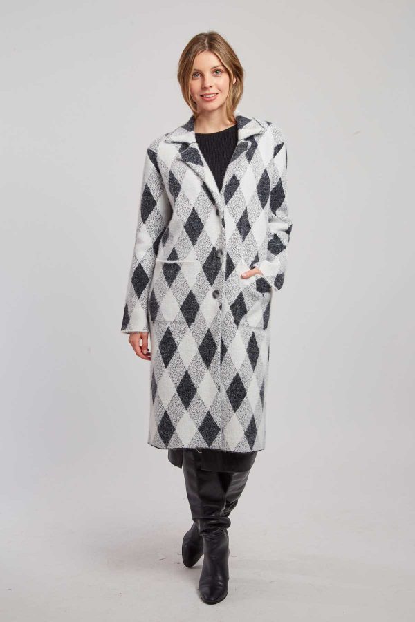 Gilet long en maille jacquard DANICA - Image 7