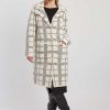 Gilet long en maille jacquard bicolore DANIELA