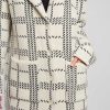 Gilet long en maille jacquard bicolore DANIELA - Image 4
