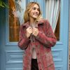 Gilet long en maille jacquard bicolore DANIELA - Image 6