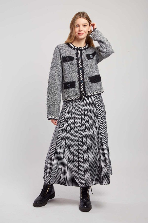 Gilet en maille col rond DANTE - Image 5