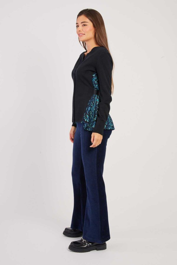 Cardigan bi-matière dos imprimé DEA - Image 5