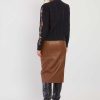 Jupe crayon en similicuir GERTRUDE - Image 4