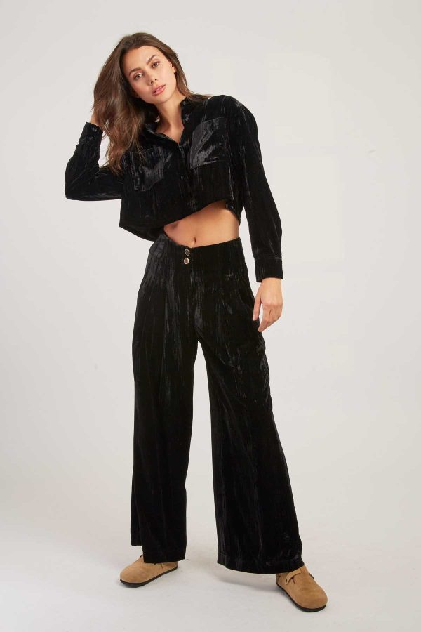 Pantalon large en velours côtelé RALLYE